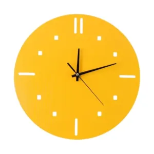 Modern Round Wall Clock Stylish and Silent Non-Ticking Decorative Timepiece (1 Pc) ( default, OS )