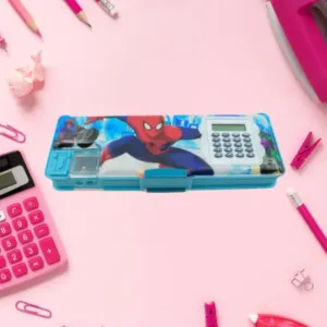 Cartoon Multi-functional Geometry Box with Calculator & Double Sharpener ( default, Standard ).