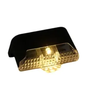 Solar Decorative Lights, Waterproof Durable Garden Atmosphere Lights Stair Lights Railing Lights Step Steps Lights for Outdoor Patio Courtyard Stair Step Fence Patio Stairs, Yard etc.