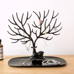 Deer Antlers Jewelry Holder - Elegant Tree Design Jewelry Organizer for Necklaces, Bracelets, and Rings ( default, Standard ).