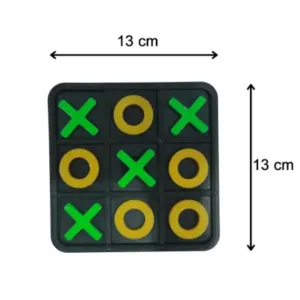 Classic Tic Tac Toe Board Game with Interlocking X & O Pieces ( default, OS )