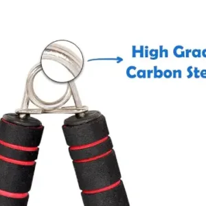 Foam Hand Grip Red Black, Pack of 2 ( black, Standard )