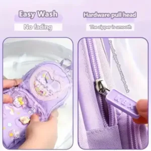 Premium Pencil Case with 3 Compartments Cute Aesthetic Pencil Pouch Large Capacity Multifunctional Stationery Organizer for School Kids Girls ( default, OS )