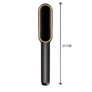Hair Straightener Brush with Keratin Ceramic Coating Fast Heating, Adjustable Temperature, Anti-Frizz Design ( default, Standard ).
