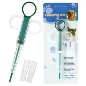 Pet Pill Dispenser Oral Medicine Feeder with Soft Silicone Tip for Dogs Cats and Small Pets ( default, Standard )