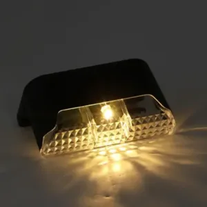 Solar Decorative Lights, Waterproof Durable Garden Atmosphere Lights Stair Lights Railing Lights Step Steps Lights for Outdoor Patio Courtyard Stair Step Fence Patio Stairs, Yard etc.