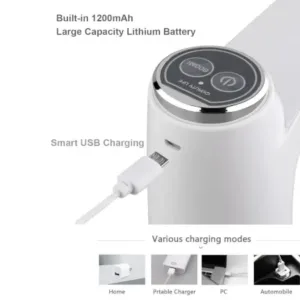 Portable USB Water Bottle Pump – Electric Drinking Dispenser ( default, Standard )