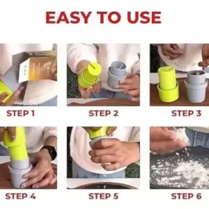 Dry Fruit Cutter, Slicer, Grinder, Chocolate Cutter and Butter Slicer with 3 in 1 Blade ( yellow, OS )