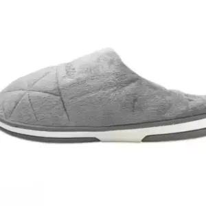 Unisex Winter Warm Flip Flop Slippers for Indoor and Outdoor Use ( grey, 7 )