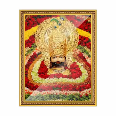 GRs9k4TAiaCz2RGgJQlDlVay3moYeBFoY7oHYS7C.webp Khatu Shyam Ji Acrylic Photo Frame HD Print, Ultra Glossy Finish, 8x10 Inches with 3M Tape ( multicolor, Standard )