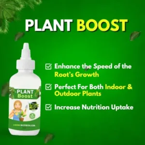 Organic Plant Boost Liquid Bio Fertilizer, Pack of 3, 50 ml Each ( multicolor, 100ML )