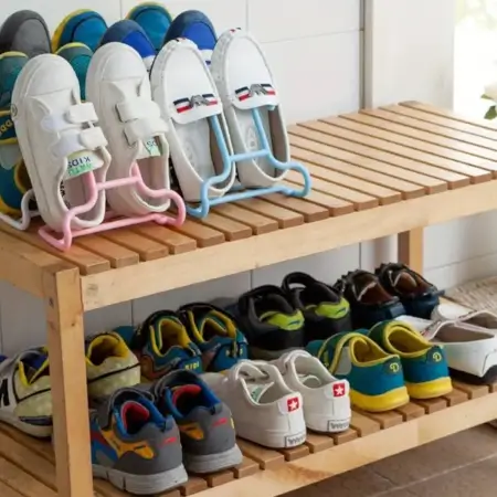 LKgxCeYMBIBVAAEEJJBjxmyaSMBK0VKW0DAKSrYg.webp Multi-Function Shelf Drying Rack Shoe Rack Stand Hanger Shoes Hanging Storage Wardrobe Organizer Rack, Shoe Organizer Stand Closet Shoe Organizer Shoe Holder (2 Pc Set) ( default, Standard ).