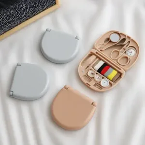 Mini Travel Sewing Kit for Beginners with Threads & Scissors ( default, Standard ).