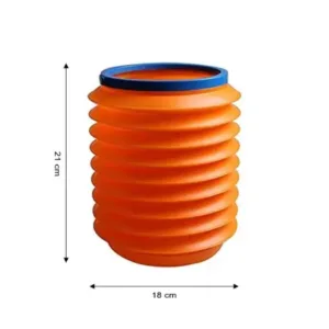 Foldable Storage Bucket , Water Container & Dustbin Multiuse Bucket For Home , Car & Kitchen Use Bucket ( default, Standard ).