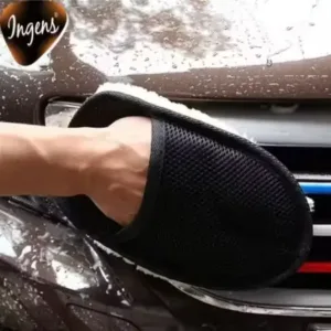 Ingens Car Cleaning Glove (Pack of 1) ( black, OS )