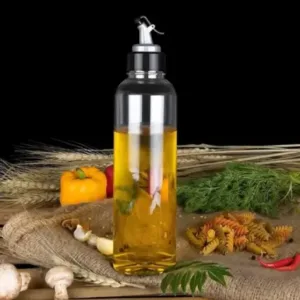Plastic Oil Dispenser 1 Litre Cooking Oil Dispenser Bottle Oil Container,Transparent ( multicolor, 1000ml )