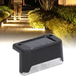 Solar Decorative Lights, Waterproof Durable Garden Atmosphere Lights Stair Lights Railing Lights Step Steps Lights for Outdoor Patio Courtyard Stair Step Fence Patio Stairs, Yard etc.