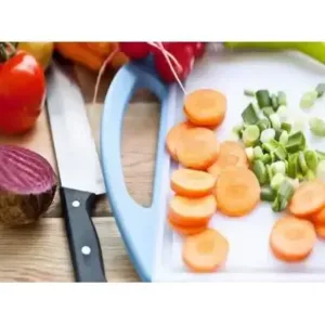 Kitchen Knife Set with Wooden Block & Scissors | 5-Piece Tempered Steel Knife Set (Black) ( default, OS )