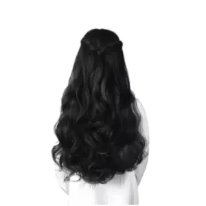 Black Clip-in Wavy Hair Extension – Synthetic Long Wig ( default, Standard )