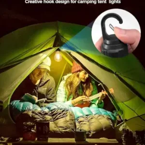 Rechargeable Camping Lights, Waterproof LED Tent Lights with USB Cable, 3 Modes Hanging Camping Lantern, Hanging Lamp for Hiking, Emergency, Camping, Household, Car Repairing(1PCS) ( default,