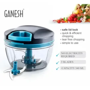 GANESH Wonder Chopper, Grey (470Ml) ( default, Standard ).