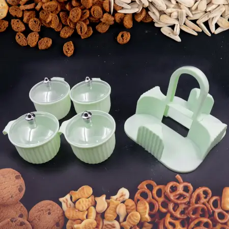 X7YxiLzpgM6Q2YVNXL0OSHJS6k2nggRjR6DxaqV2.webp Multipurpose Plastic Storage Container Set: Kitchen Jars, Spices, Cookies ( default, Standard )