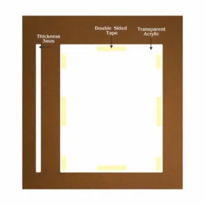 Shri Neem Karoli Baba Ji Acrylic Photo Frame HD Print, Ultra Glossy Finish, 8x10 Inches with 3M Tape ( multicolor, Standard )