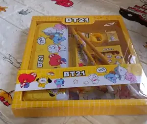 Stationery Kit for Kids - Stationery Set, Includes Metal Pencil Box, Sharpener, Pencil and Eraser Set, School Supply Set, Birthday Return Gift for Kids, Boys, Girls (12 pc Set) ( default).