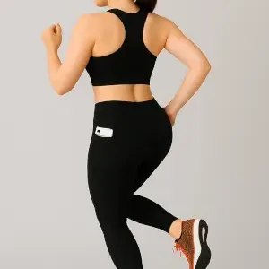 Premium Quality Gym Wear | Stretchable Yoga Pants | Comfortable Sports Leggings for Girls or Women ( black, 3XL )