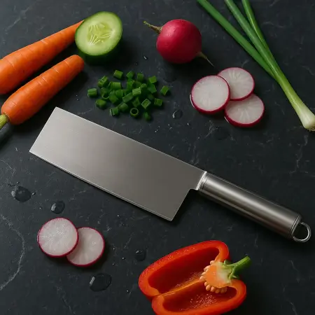 adjnvJHI18czfNl9pGXuOAzYo6lVYTbQFP48GjxW.webp Professional-Grade Stainless Steel Vegetable Cleaver Knife – Ultra-Sharp Multipurpose Chopper for Precision Cutting, Slicing & Dicing with Ergonomic Handle (1 Pc) ( default, Free Size )