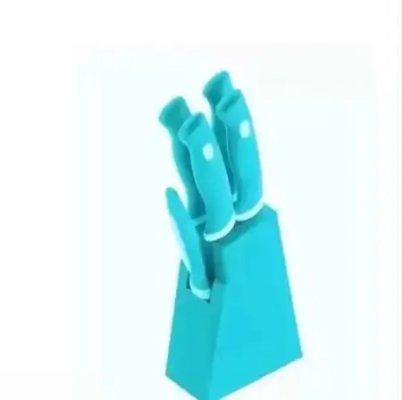 b5N1U1X2smPGyDvSBncEbr9cHoJRUn9HRzbbWeDC.webp Kitchen Knife Set with Stand – 4 Knives & 1 Peeler | ABS Plastic Stand | Women’s 1st Choice | Blue ( default, Standard ).