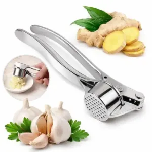 Stainless Steel Garlic Press Crusher for Garlic & Ginger ( default, OS )