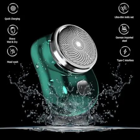 do0CzByc1uhYtHt16dhDKkxQPksuaGKhG9Ev2HSe.webp Mini Electric Shaver for Men USB Rechargeable Portable Pocket Beard Trimmer Waterproof Electric Razor ( default, OS )