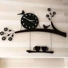 ek1eSVy8JHffox9jnbNqI9l9ww8yLKZwdhmNhLxk.webp Stylish Tree Coffee Cup Acrylic Wall Clock – Modern Plastic Design, All-Purpose ( black, Standard ).