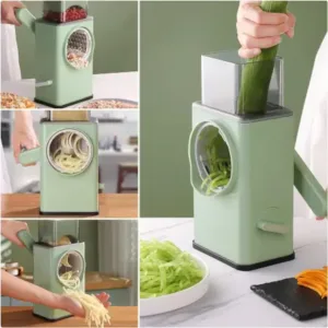 Stainless Steel Vegetable Chopper with 6 Blades - Kitchen Mando line Slicer ( default, Standard ).