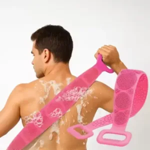 Silicone Bath Belt Body Scrubber – Back Scrubber ( default, OS )