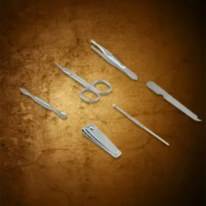 6-in-1 Professional Nail Care Kit: Clippers, Scissors & More (Travel or Home) ( default, Standard ).