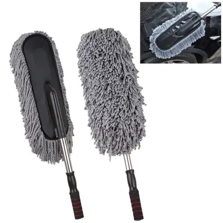 i4EY63UIPyFG4HPvhMHoiTNtZdMABCOOgbllkxSS.webp Car Duster, Long Retractable / Soft / Non-Slip / Handle Multipurpose Microfiber Wash Brush Vehicle Interior and Exterior Cleaning Kit with for Car, Boats or Home ( default, Standard ).