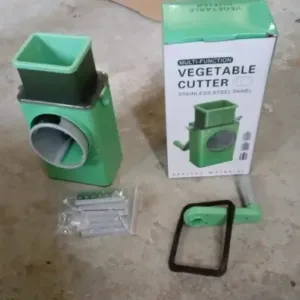 Stainless Steel Vegetable Chopper with 6 Blades - Kitchen Mando line Slicer ( default, Standard ).