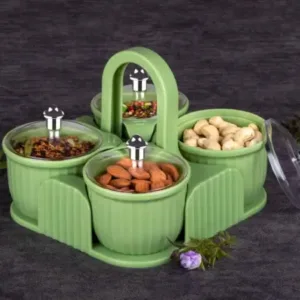 Multipurpose Plastic Storage Container Set: Kitchen Jars, Spices, Cookies ( default, Standard )