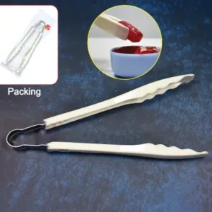 Plastic Handle Tong, Bread Clamps, Kitchen Tongs Cooking Tongs. ( default, Standard ).