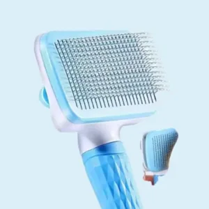 Auto Slicker Brush for Dogs & Cats – Pet Grooming Tool ( default, Standard )