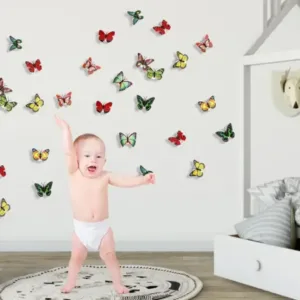 Butterfly 3D Night Lamp – Multicolor Illusion LED Lamp for Bedroom, Drawing Room & Kids ( default, OS )