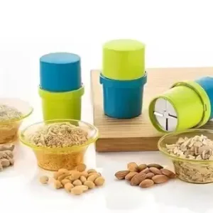 Dry Fruit Cutter, Slicer, Grinder, Chocolate Cutter and Butter Slicer with 3 in 1 Blade ( yellow, OS )