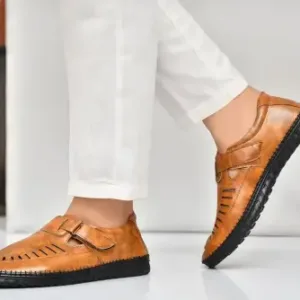 Latest Fabulous Men Sandals | Roman Sandals/Outdoor Sandal For Men's & Boys-105-Sandal-TAN ( default, 6 )