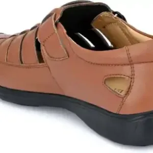 Latest Fabulous Men Sandals|Roman Sandals/Outdoor Sandal For Men's & Boys-104-Sandal-TAN ( default, 6 )