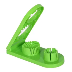 2 in 1 Double Cut Boiled Egg cutter with stainless steel wire for easy slicing of boiled eggs. ( default, Standard ).