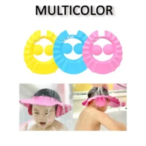 Adjustable Safe Soft Bathing Baby Shower Cap ( default, Standard ).