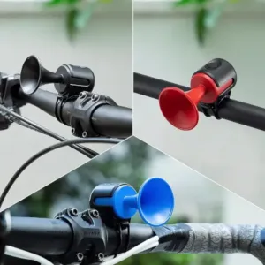 Bicycle Air Horn Loud - 120dB 1 Sound Mode Electronic Bicycle Bell, Super Electric Horn with Long Standby Button Battery Operated/IPX4 Waterproof Loud Bell for Adults ( default, Standard ).