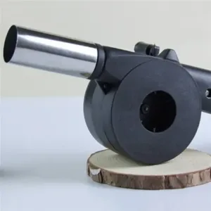 Portable Hand Crank BBQ Fan Air Blower for Charcoal Grill Outdoor Barbecue Cooking Tool ( default, Standard )